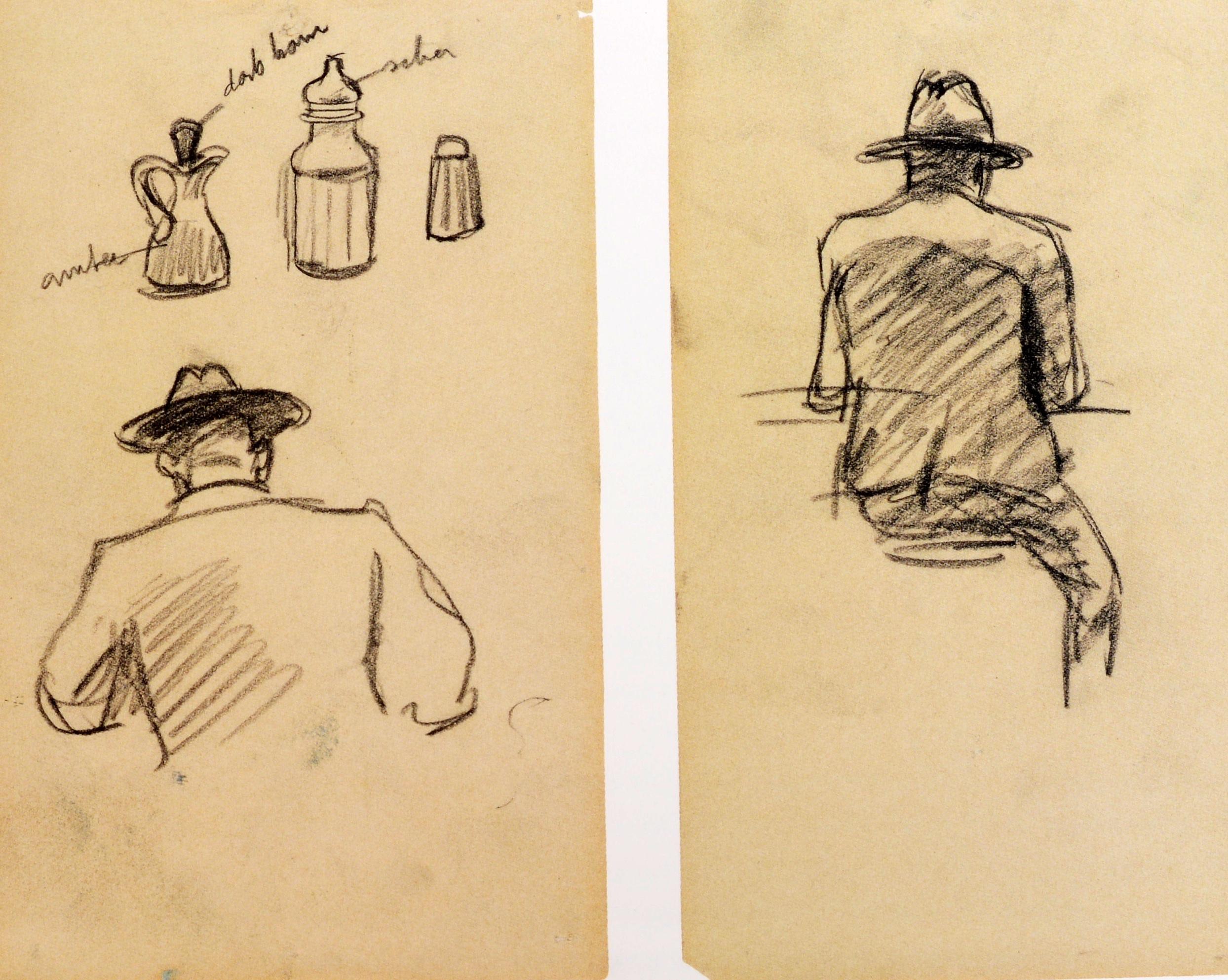 Hopper Zeichnung von Carter E Foster und beschriftet von Herbert Kasper, 1. Auflage im Angebot 8