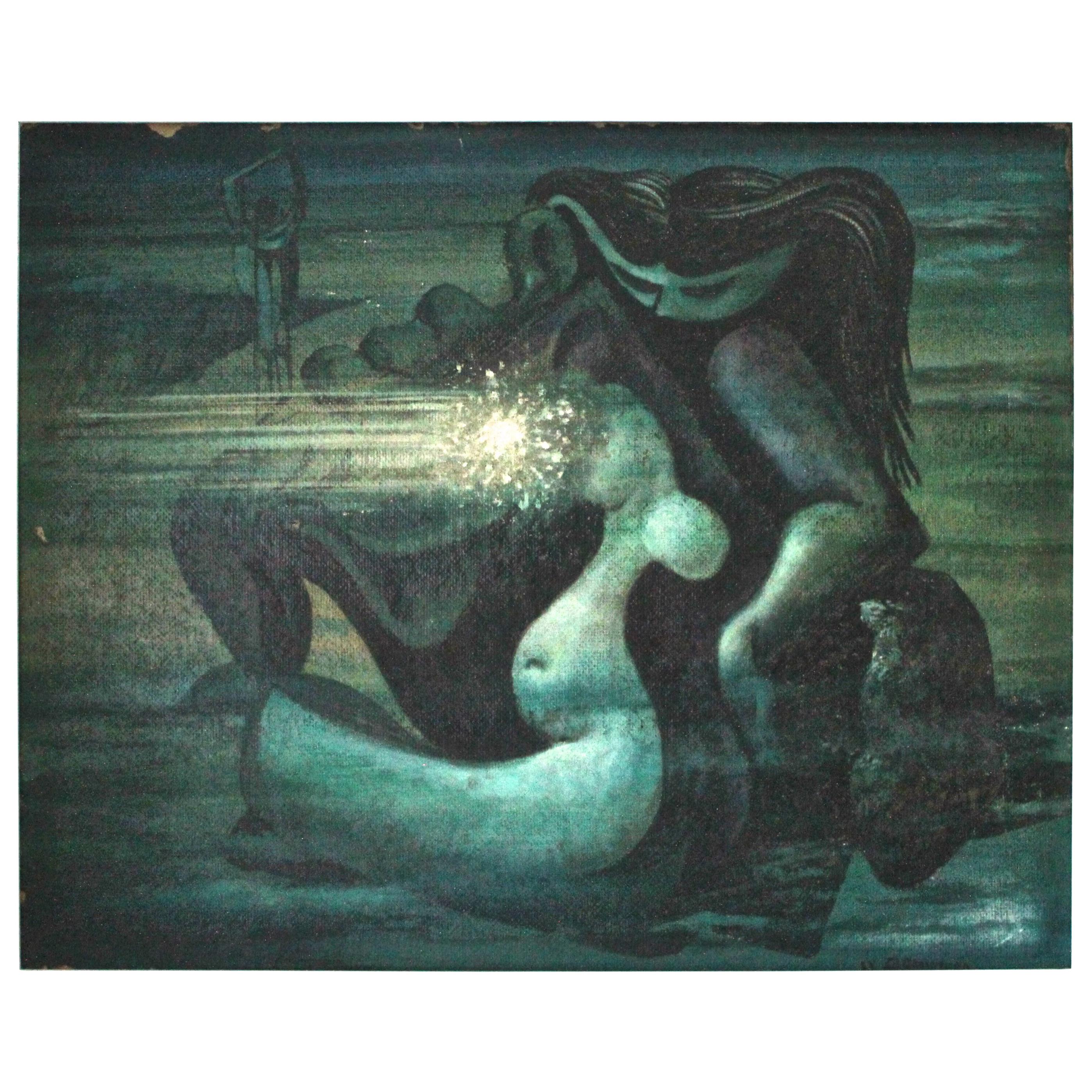 Horace Armistead American Surrealist 1941 Painting