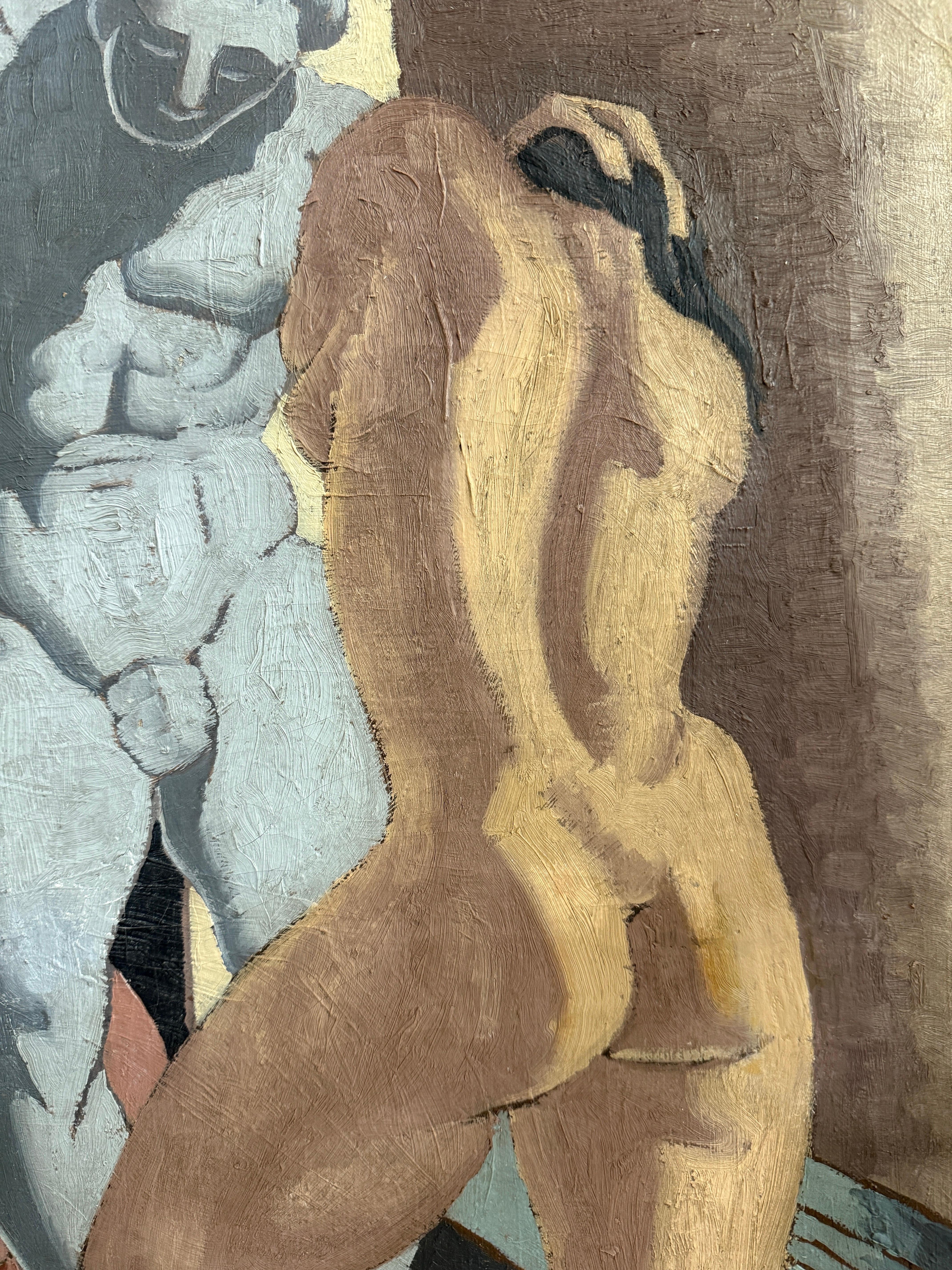 Horace Armistrad 1937 Peinture à l'huile Scène néo-classique en vente 7