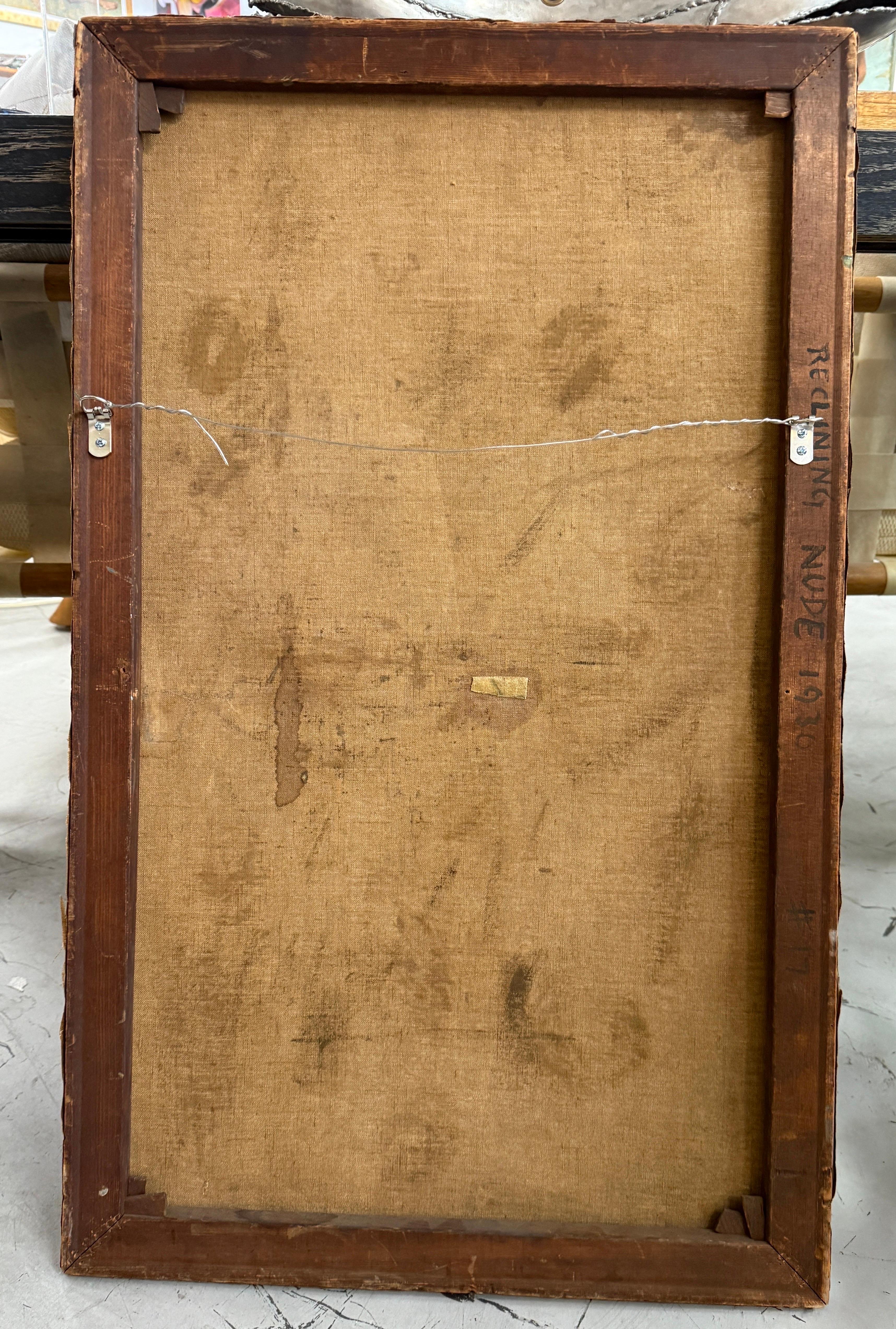 Horace Armistrad 1937 Peinture à l'huile Scène néo-classique en vente 11