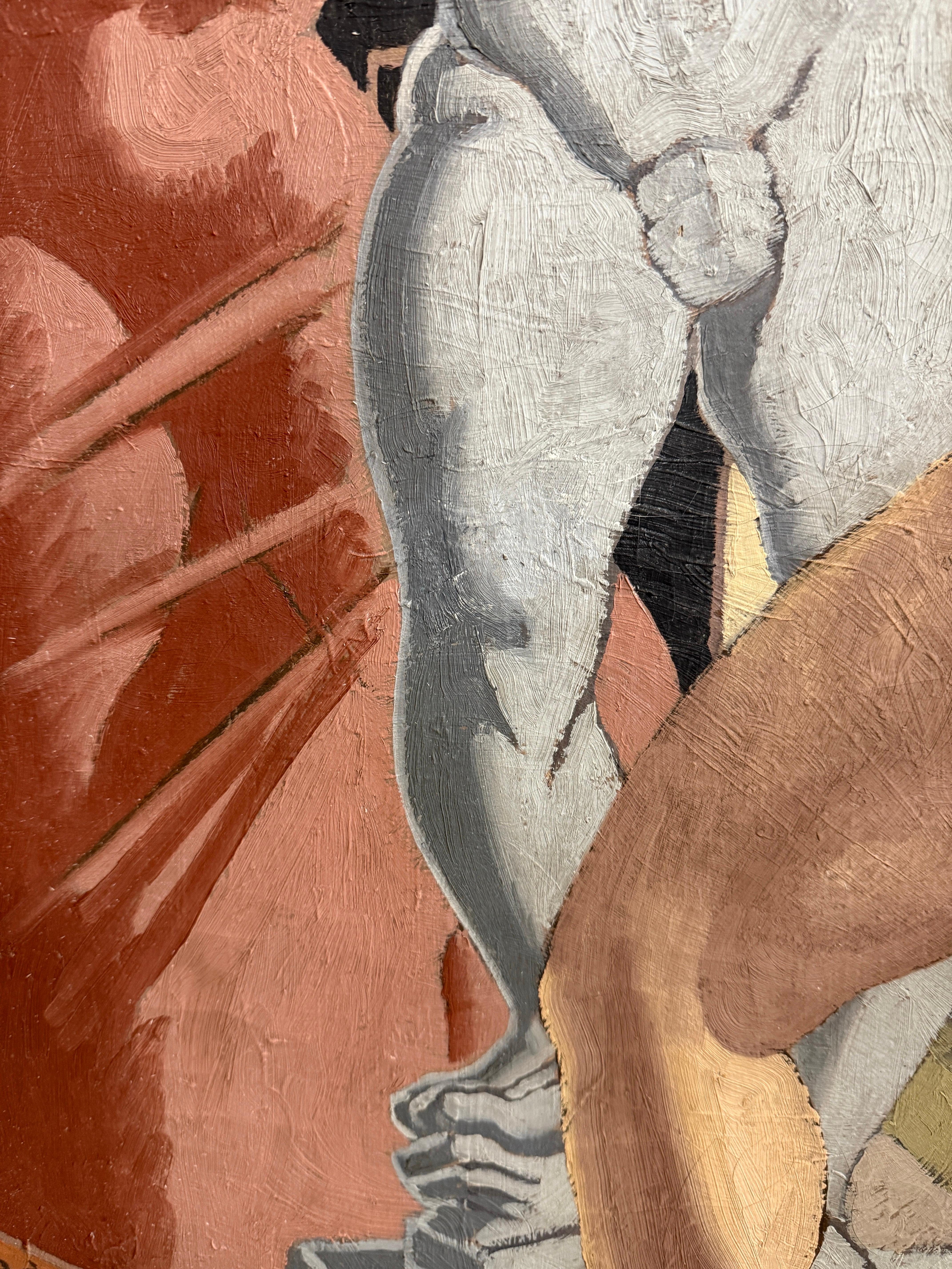Horace Armistrad 1937 Peinture à l'huile Scène néo-classique en vente 3