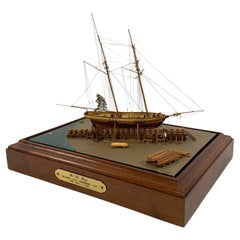 Horace Cobb Miniature Ship Model