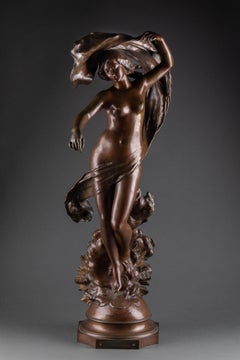 Horace DAILLION (1854-1940) 'Aurore' Bronze patiné, vers 1900