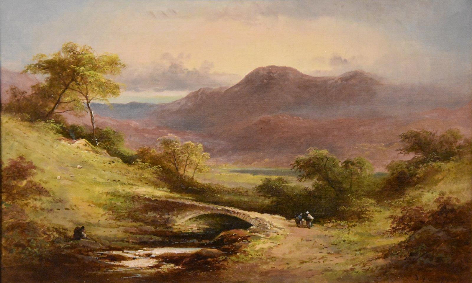 Ölgemälde von J Barclay 