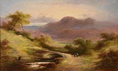 Oil Painting by J Barclay "Summer in North Wales"