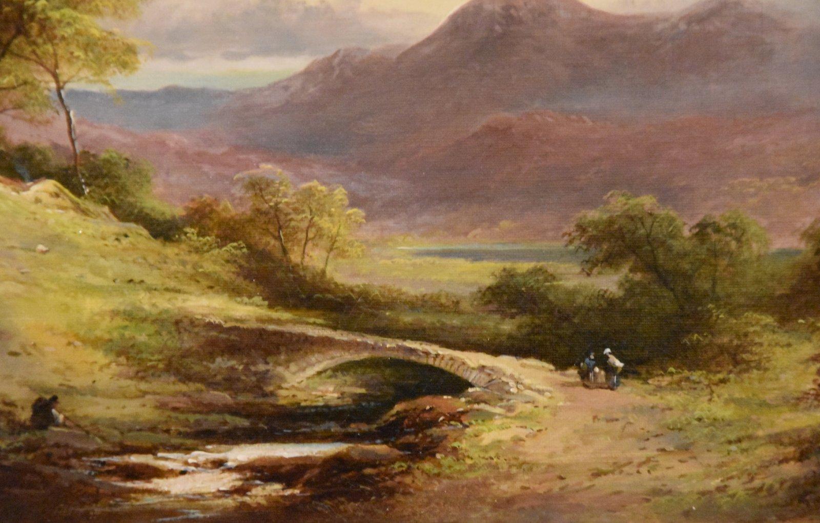 Ölgemälde von J Barclay 