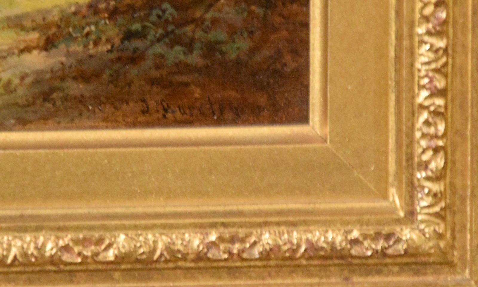 Ölgemälde von J. Barclay 