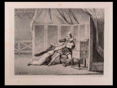 Le Gentleman - Lithographie originale de Horace Vernet - Début du 19e siècle