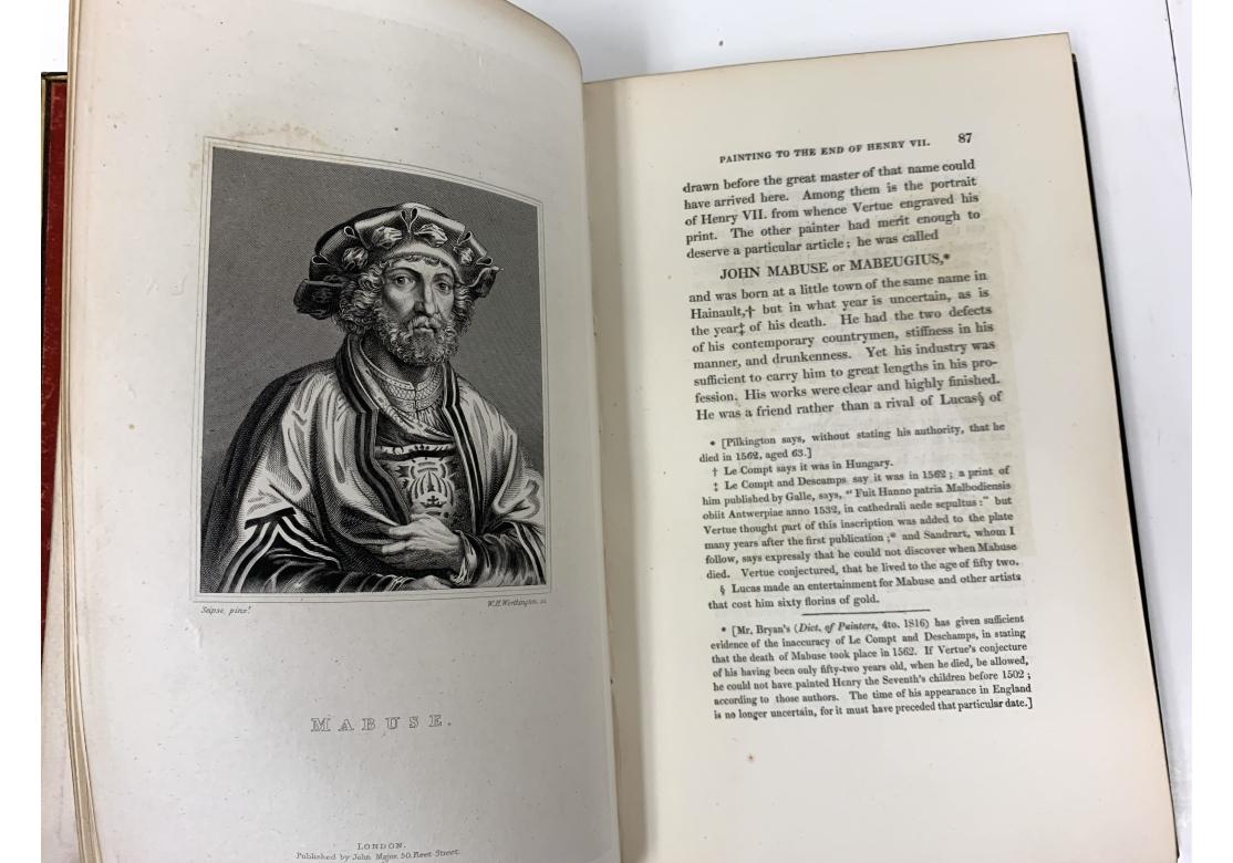 Horace Walpole, Anecdotes Of Painting In England, 5 Vols., London, 1826-28 For Sale 5