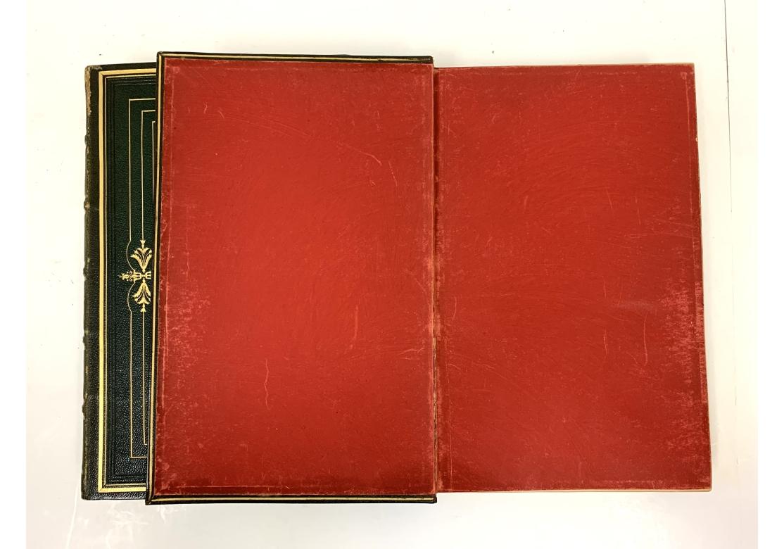 Leather Horace Walpole, Anecdotes Of Painting In England, 5 Vols., London, 1826-28 For Sale