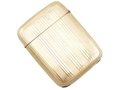 9k Yellow Gold Vesta Case (1919)