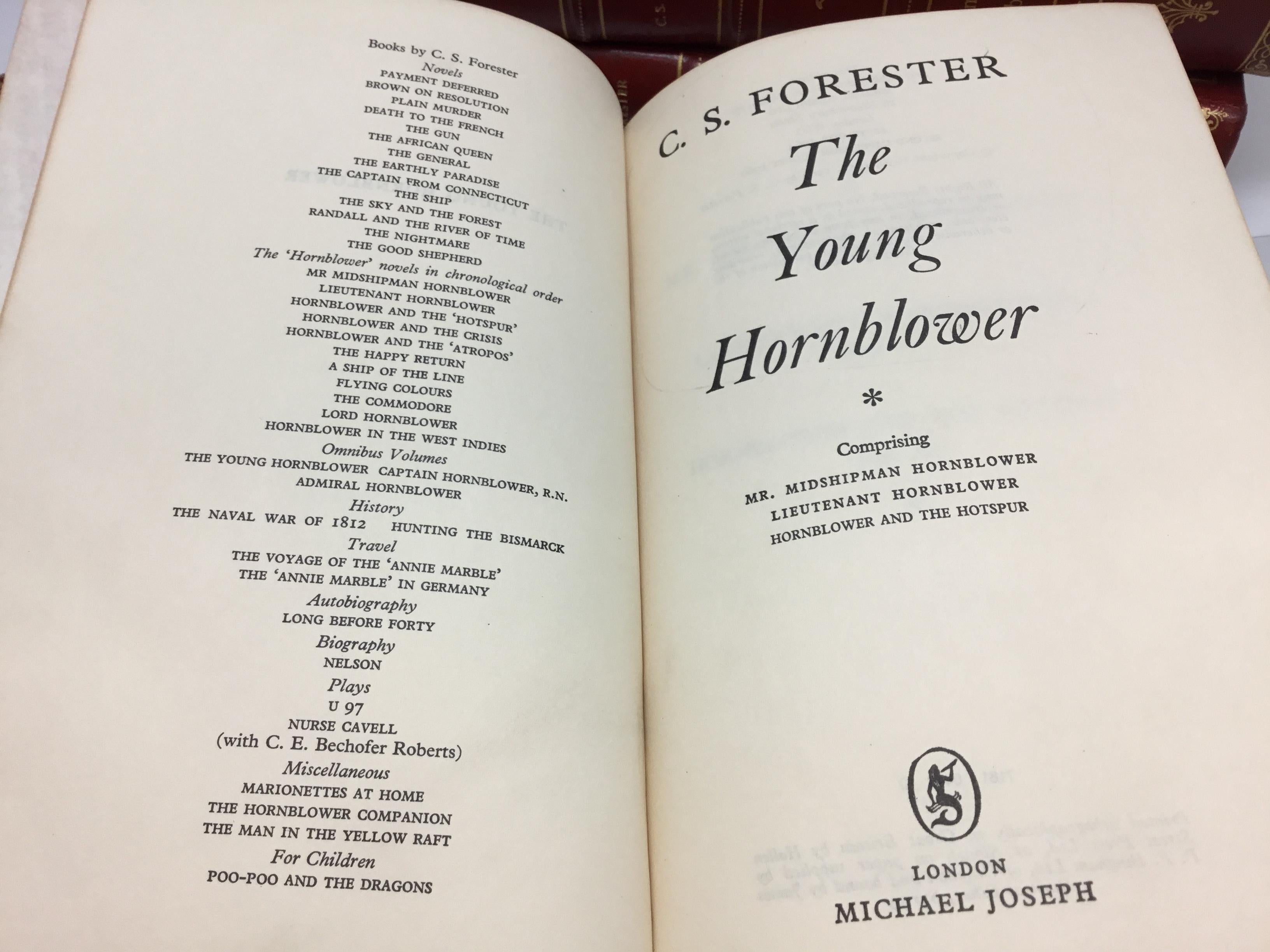 horatio hornblower books complete set