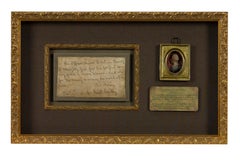 Horatio Nelson Signed Letter and Portrait, 1797