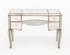 Horchow "Claudia" Mirrored Vanity Table