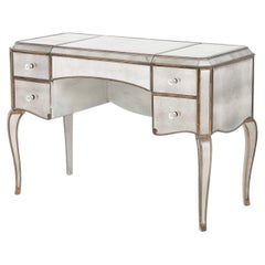 Horchow "Claudia" Mirrored Vanity Table