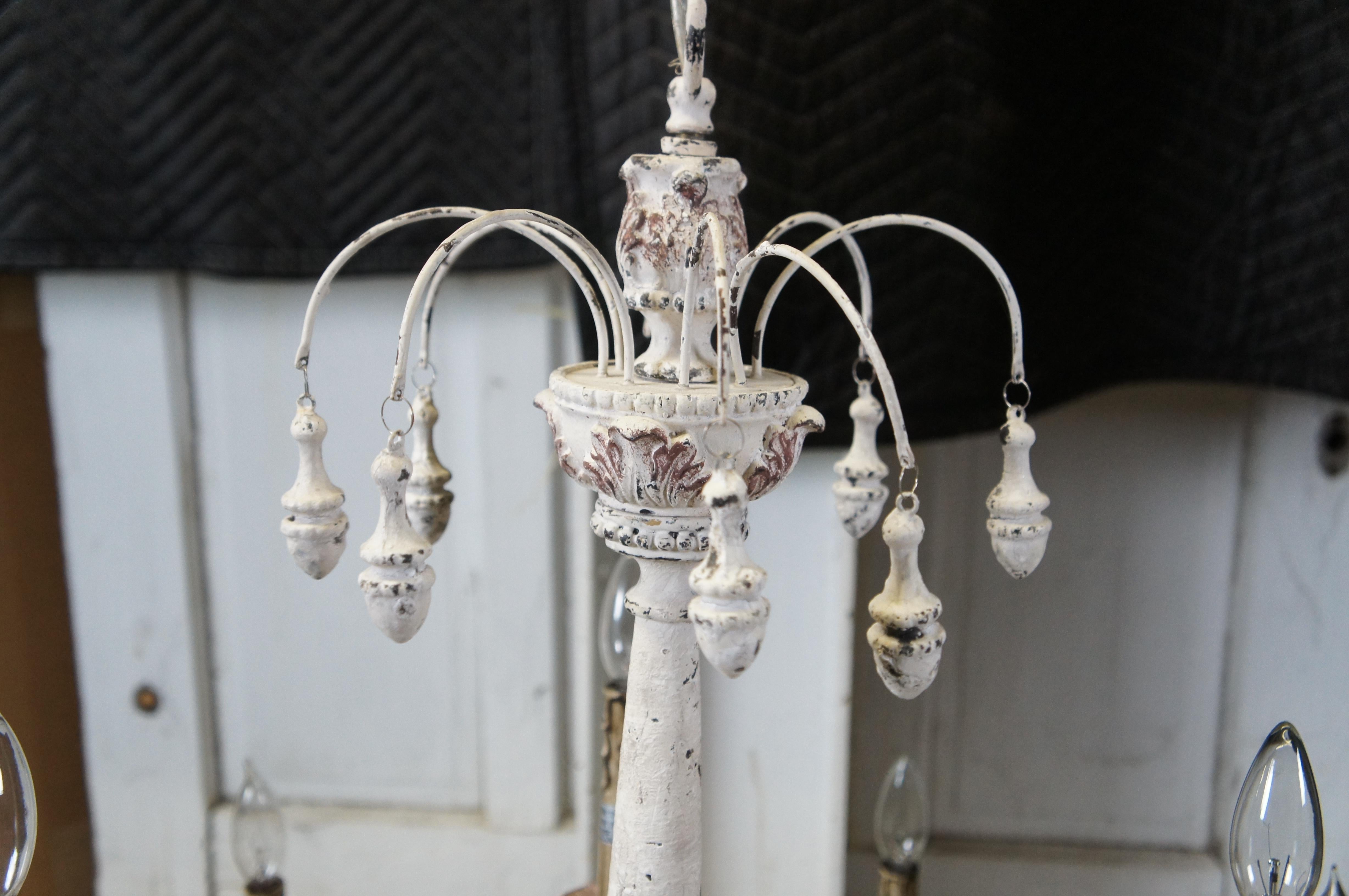 Horchow French Country Farmhouse 12 Light Chandelier Chic Aidan Gray Style 39