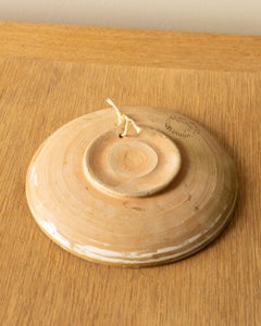 Horezu Hand-Painted Terracotta Plate, 20th Century
