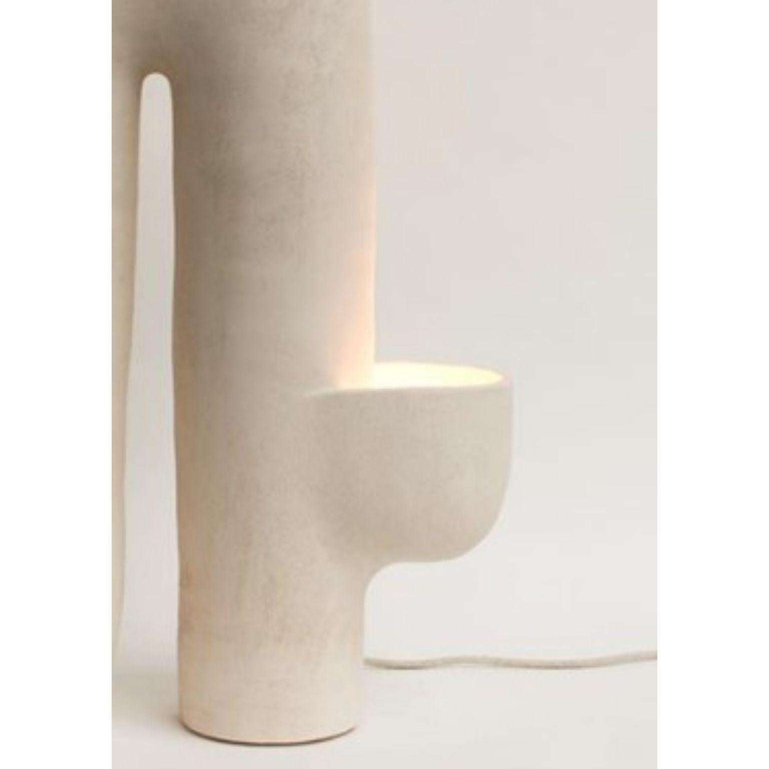 Post-Modern Horizon #5 Stoneware Lamp by Elisa Uberti For Sale
