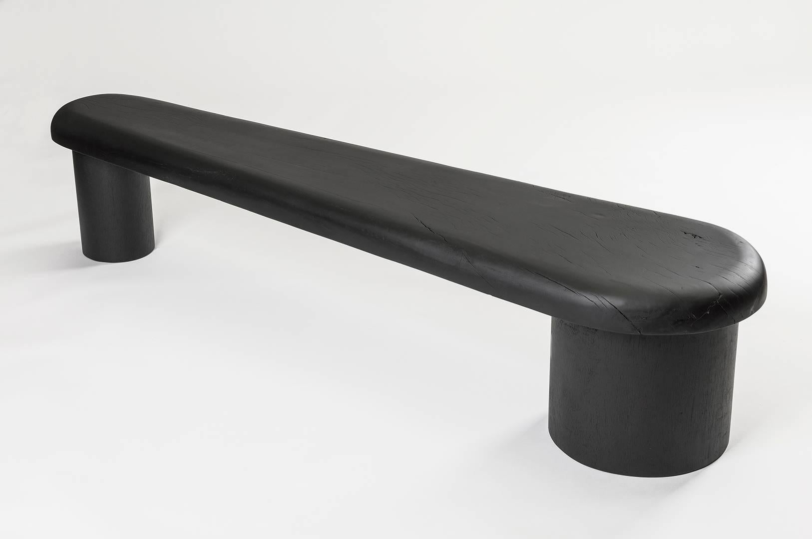 Horizon Bench by RAIN, Contemporary Bench, Solid Wood and Plywood, Limited  For Sale at 1stDibs