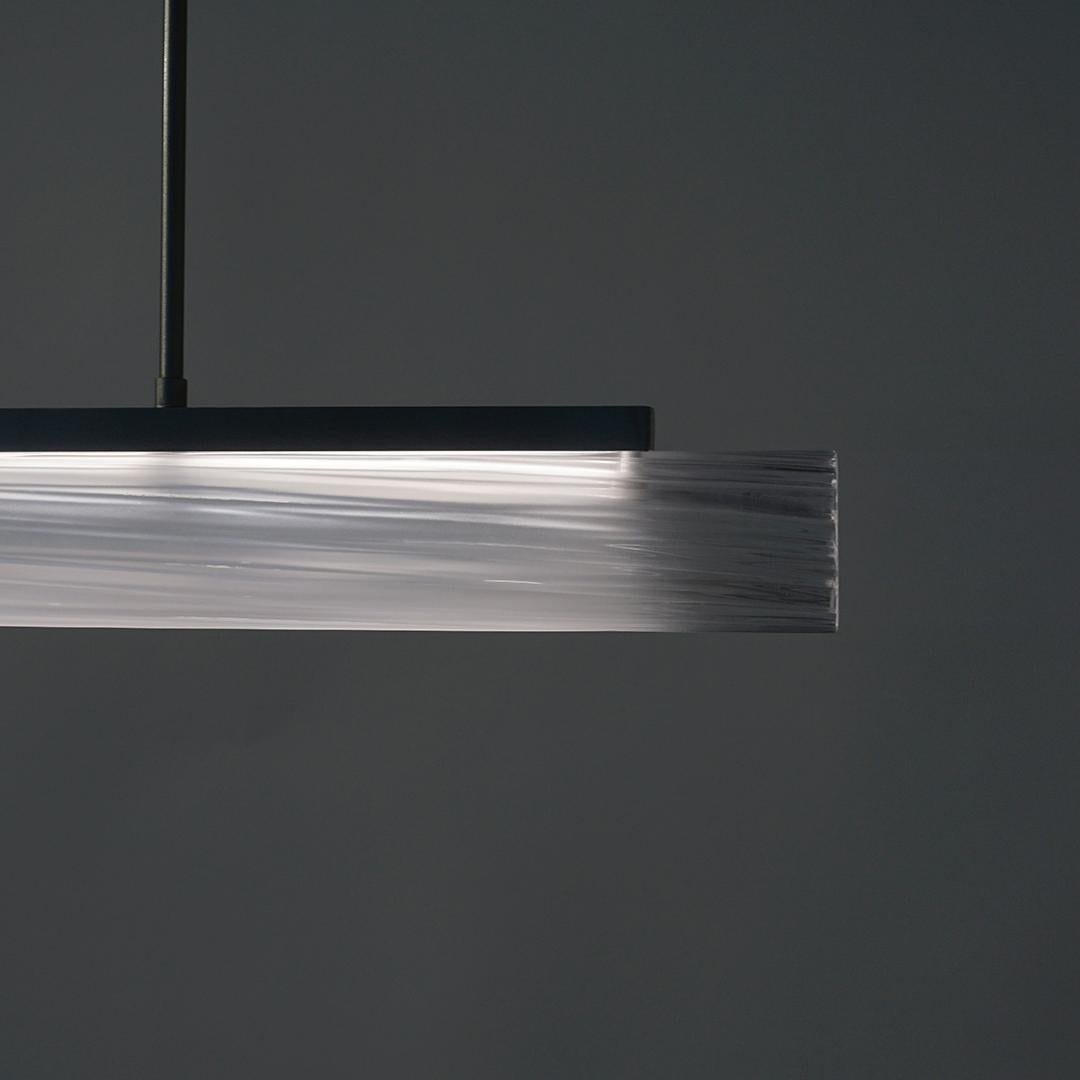 Italian Horizon by John Pawson — Murano Blown Glass Pendant Lamp For Sale