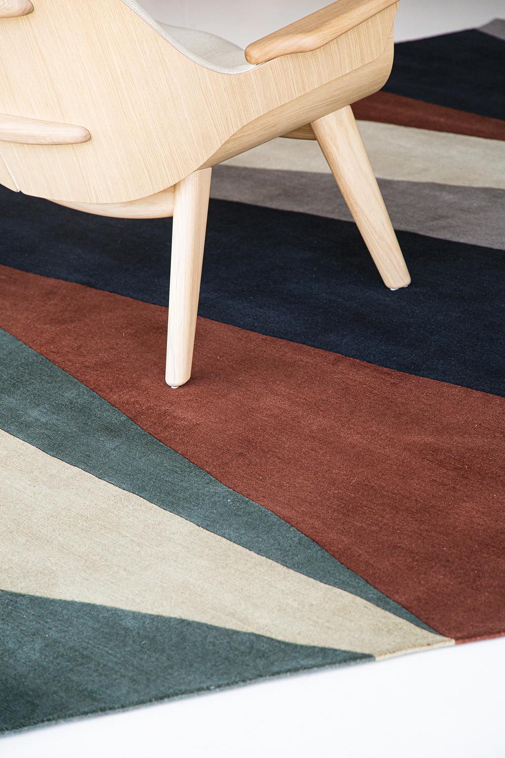 Hand-Knotted Mehraban Horizon Rug by Liesel Plambeck For Sale