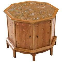 Thomasville Furniture Storage Cabinets Chairs Sofas More 61 Horizon By Thomasville Morrocan Style Abstract Stone Top Octagon Commode Cabinet
