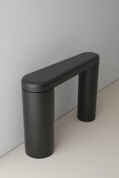 Horizon-Konsole, von Rain, zeitgenössische Konsole, Massivholz und Sperrholz, limitiert