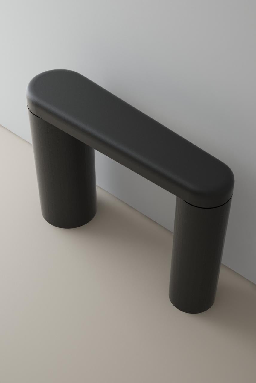Minimalismo Consolle Horizon, di Rain, Consolle contemporanea, Wood Wood e compensato, Limited in vendita