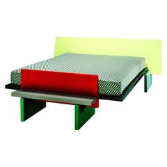 Horizon Double Bed, by Michele de Lucchi for Memphis Milano Collection