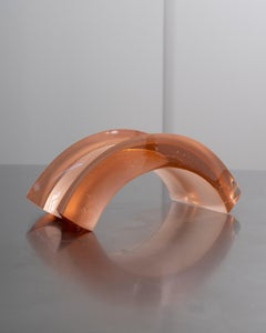 'Horizon Line' Minimalist Abstract Glass Sculpture by Lola Lazaro Hinks, 2021