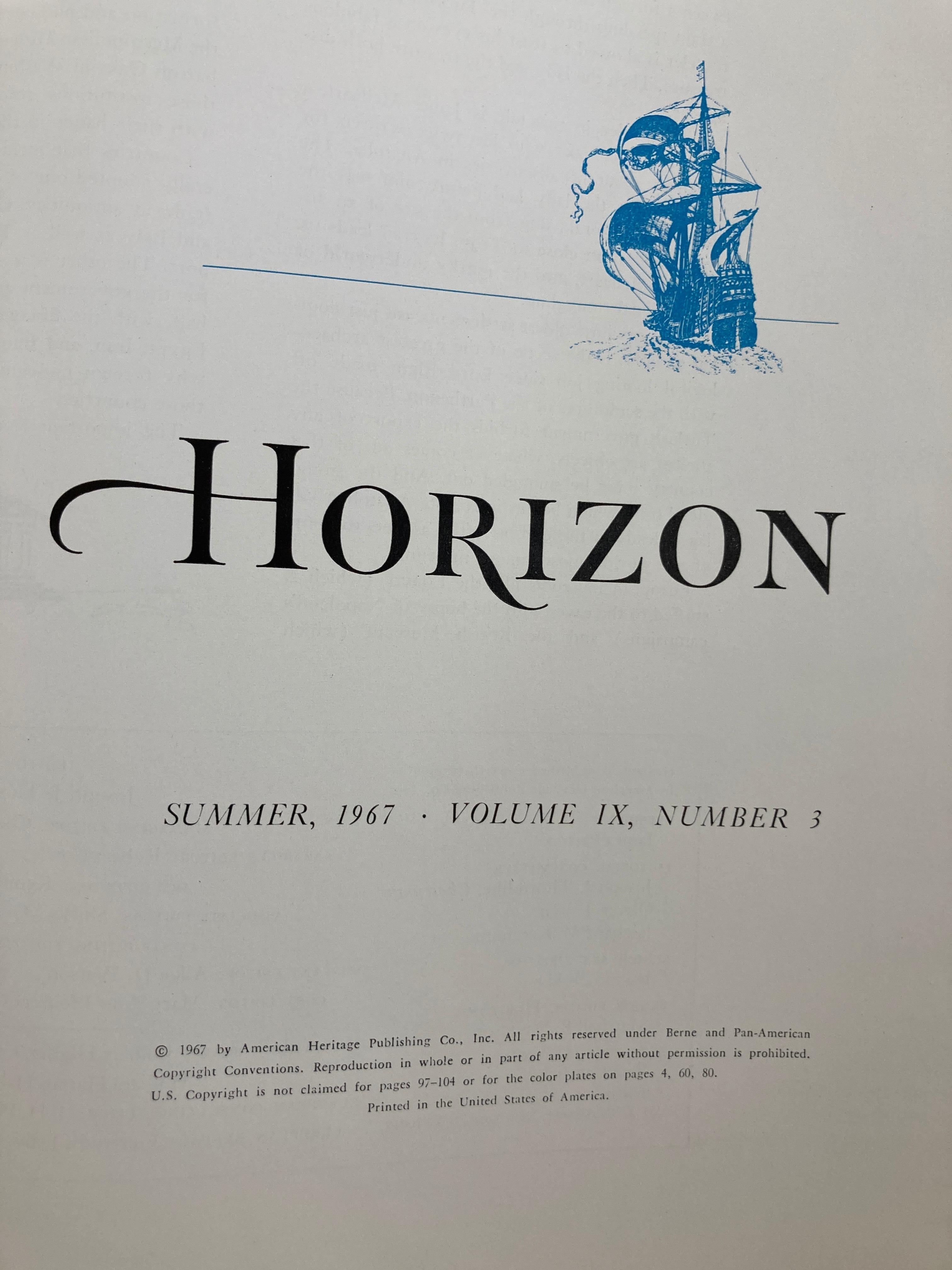 Archaistic Horizon Magazine, A Magazine of the Arts, Summer 1967 Hardcover Book For Sale