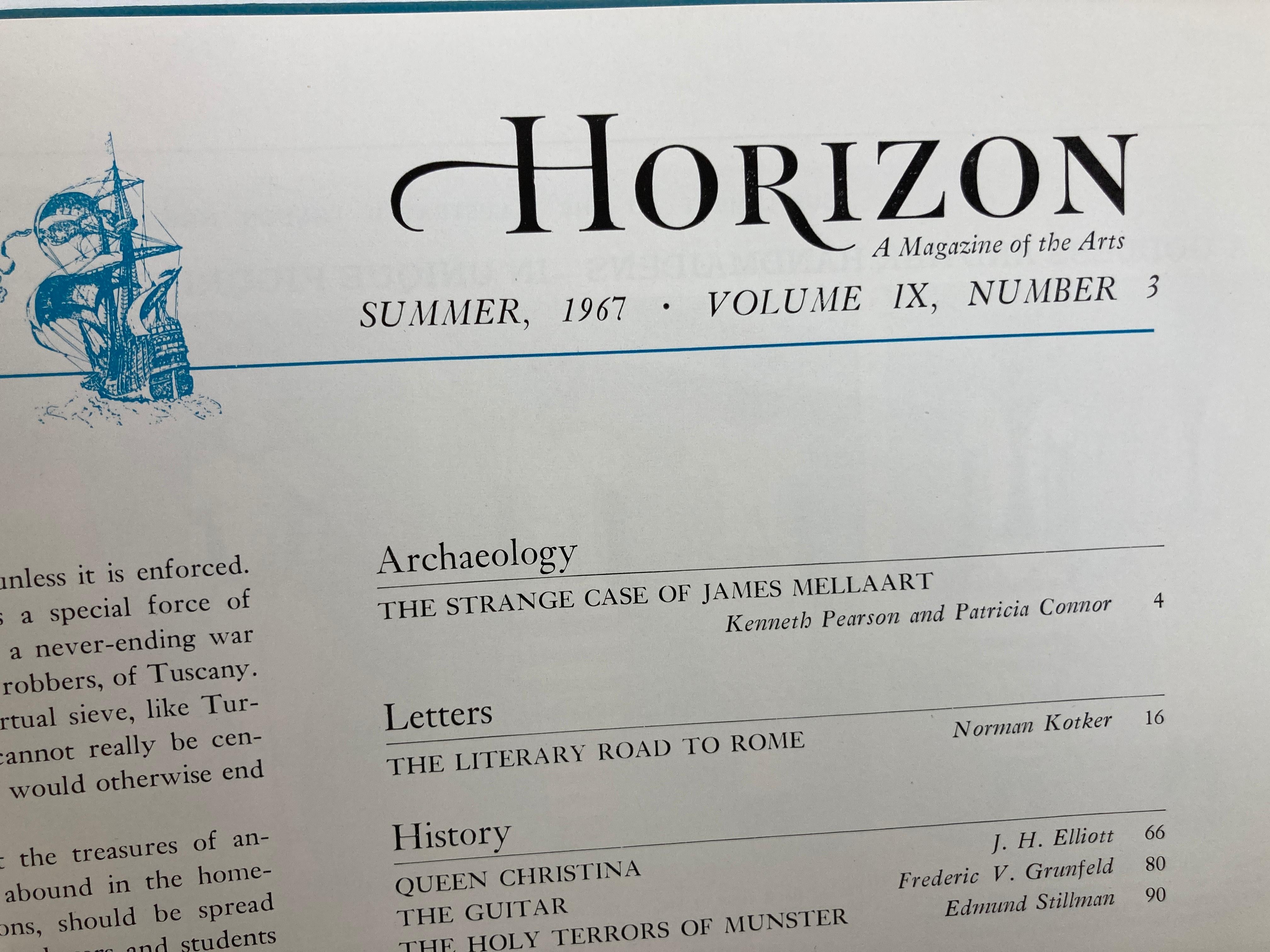 American Horizon Magazine, A Magazine of the Arts, Summer 1967 Hardcover Book For Sale