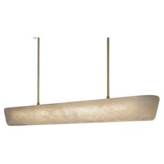Alabaster Horizon Suspension Lamp by Michel Amar – Pure Luxury in Light
