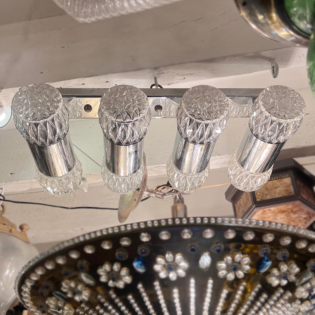Horizontal Flush Light Fixture In Good Condition For Sale In New York, NY