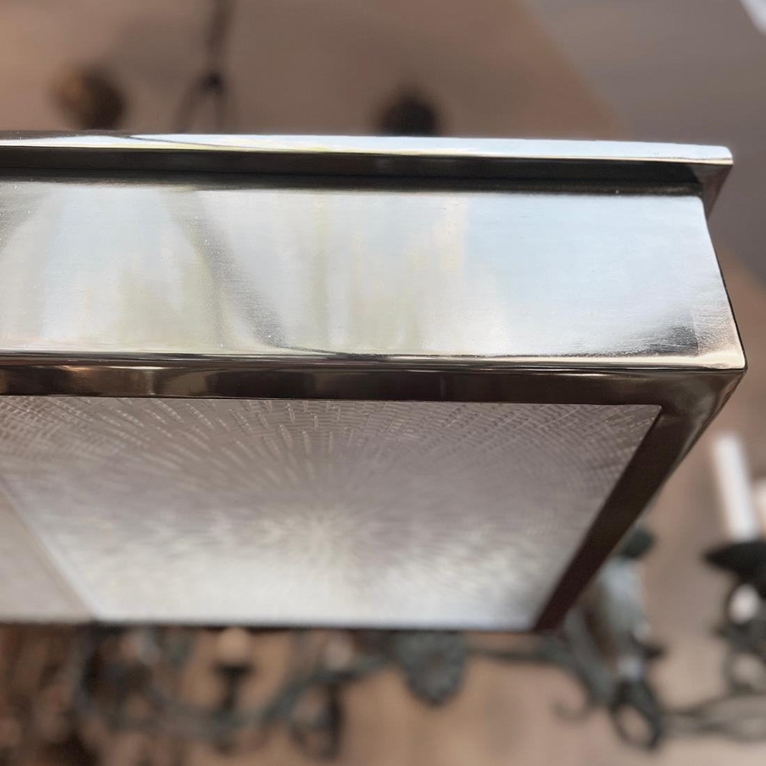 nickel plated light fixtures