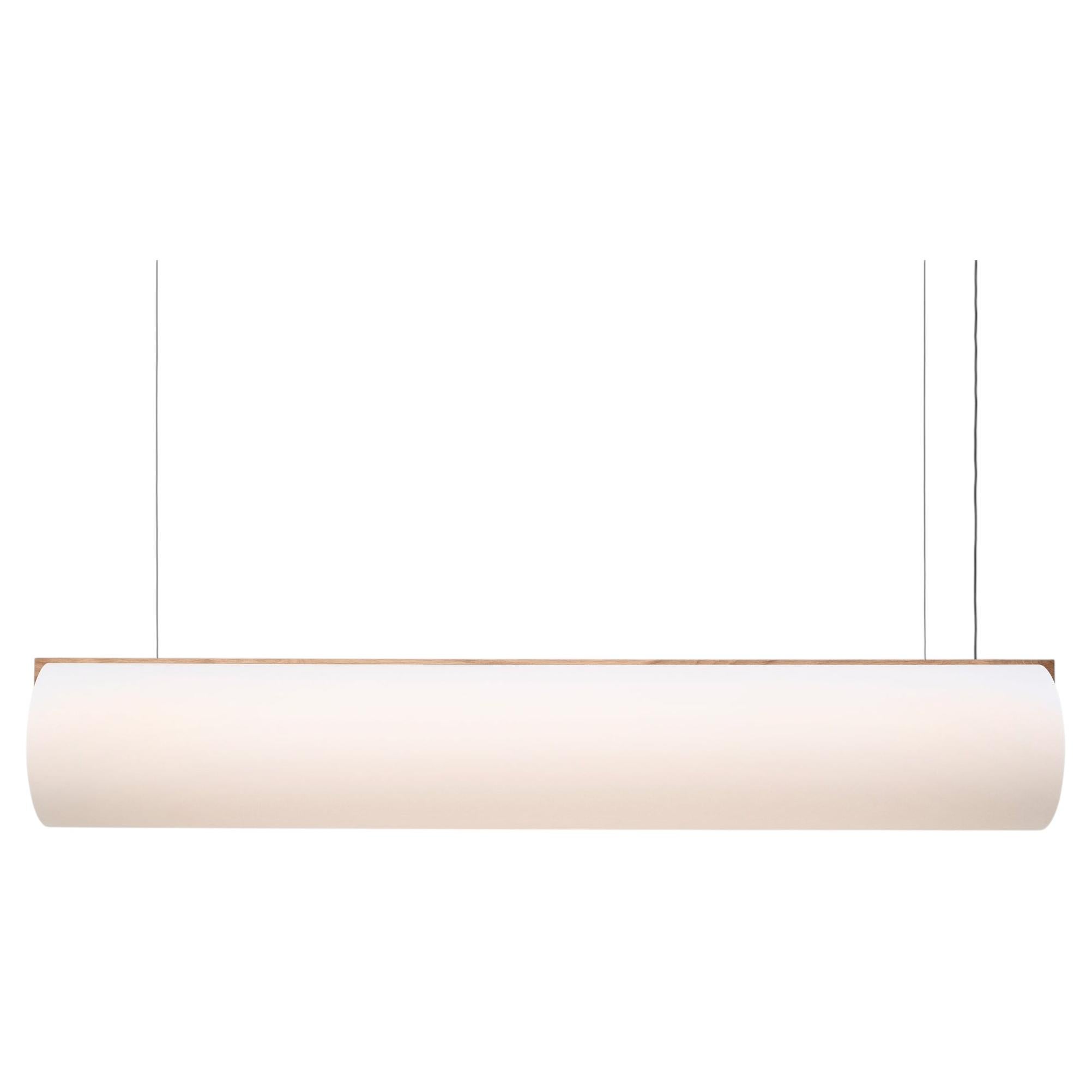 Horizontal Pendant Lamp 'ENSO' by MOTARASU, 120, Smoked Oak