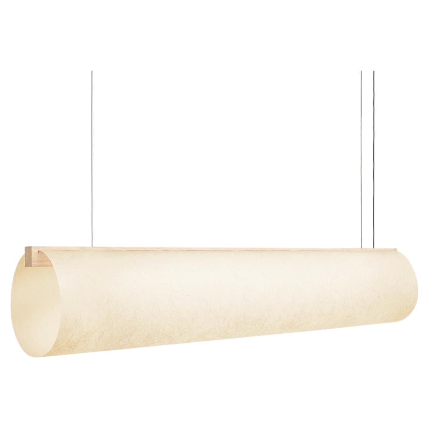Horizontal Pendant Lamp 'ENSO RAW' by MOTARASU