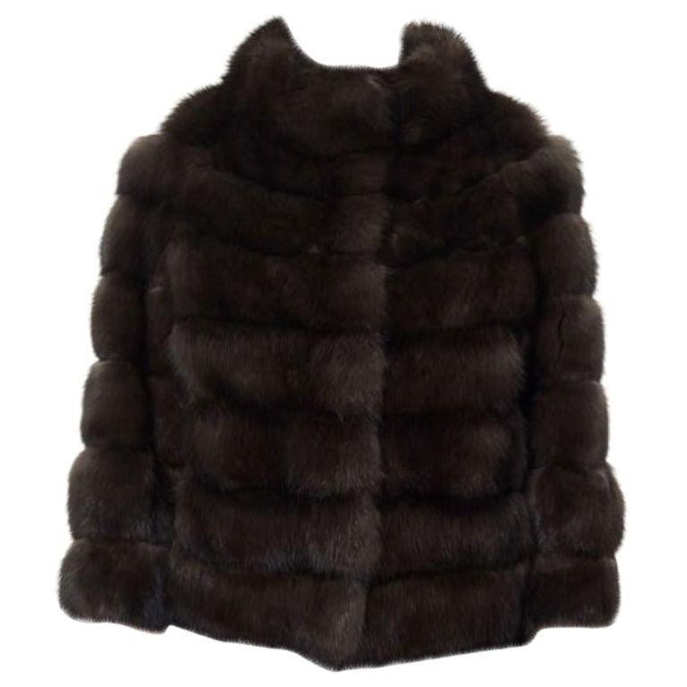 Chaqueta de cuello alto de marta rusa horizontal talla XS