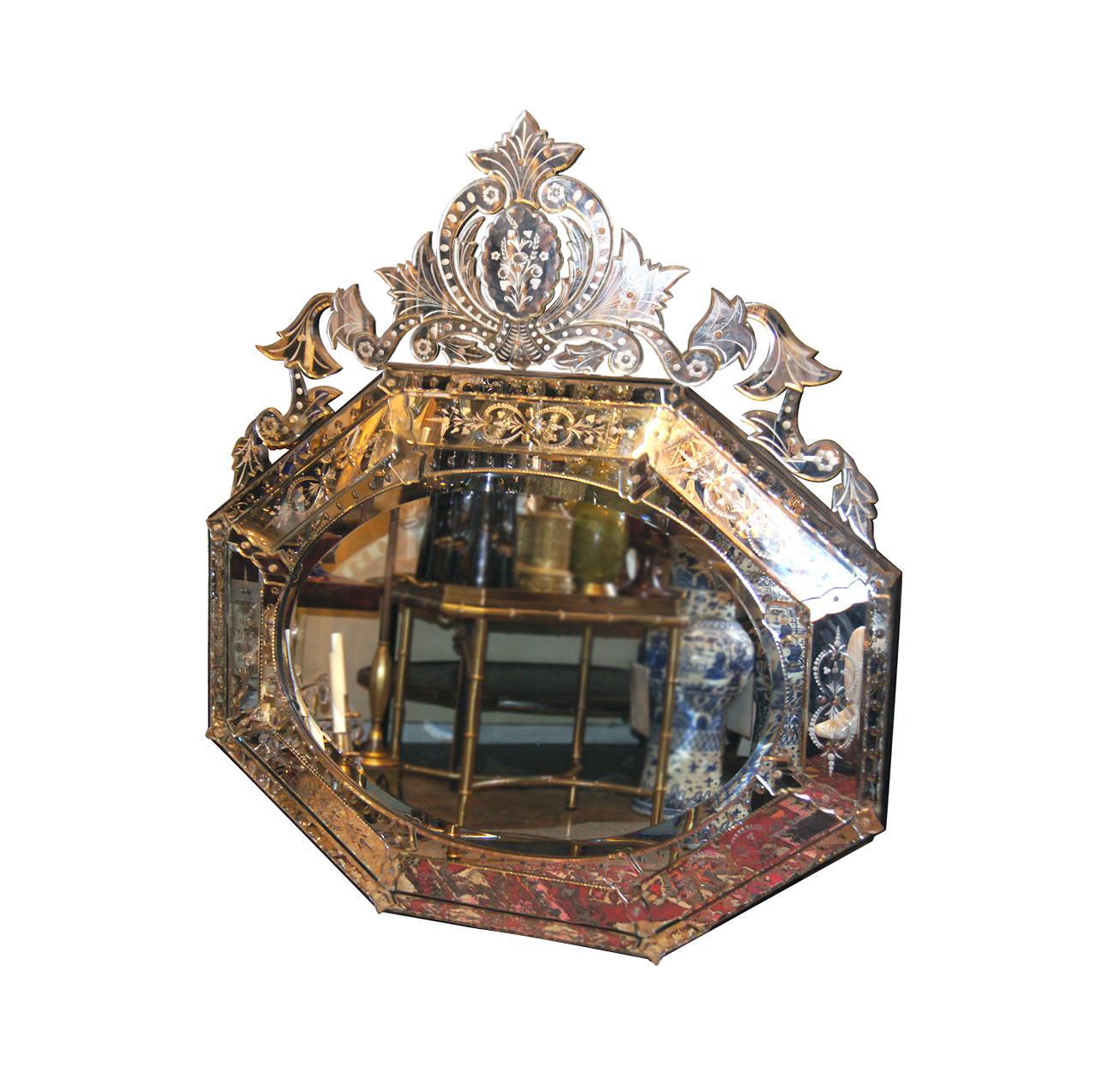 Horizontal Venetian Mirror 1