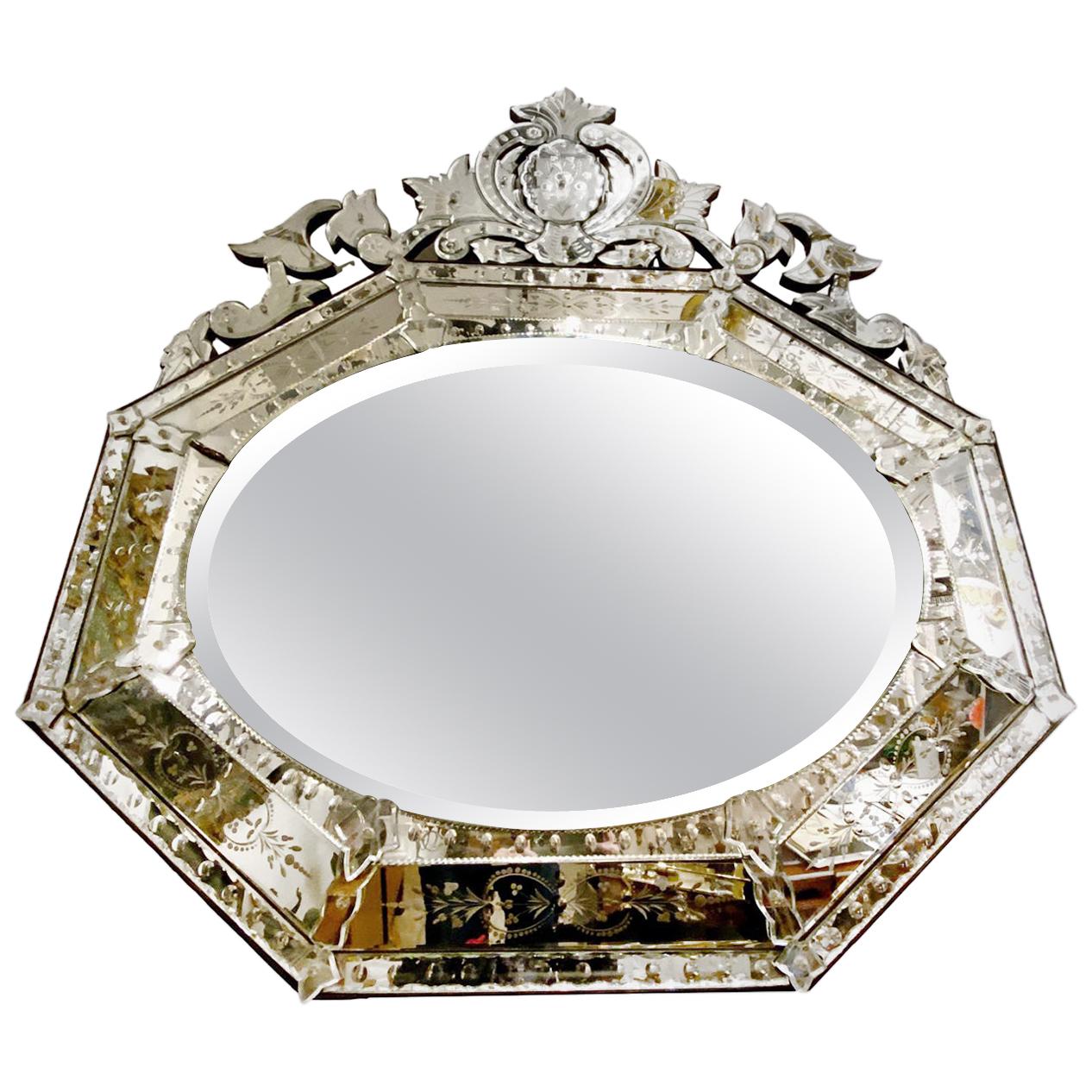 Horizontal Venetian Mirror