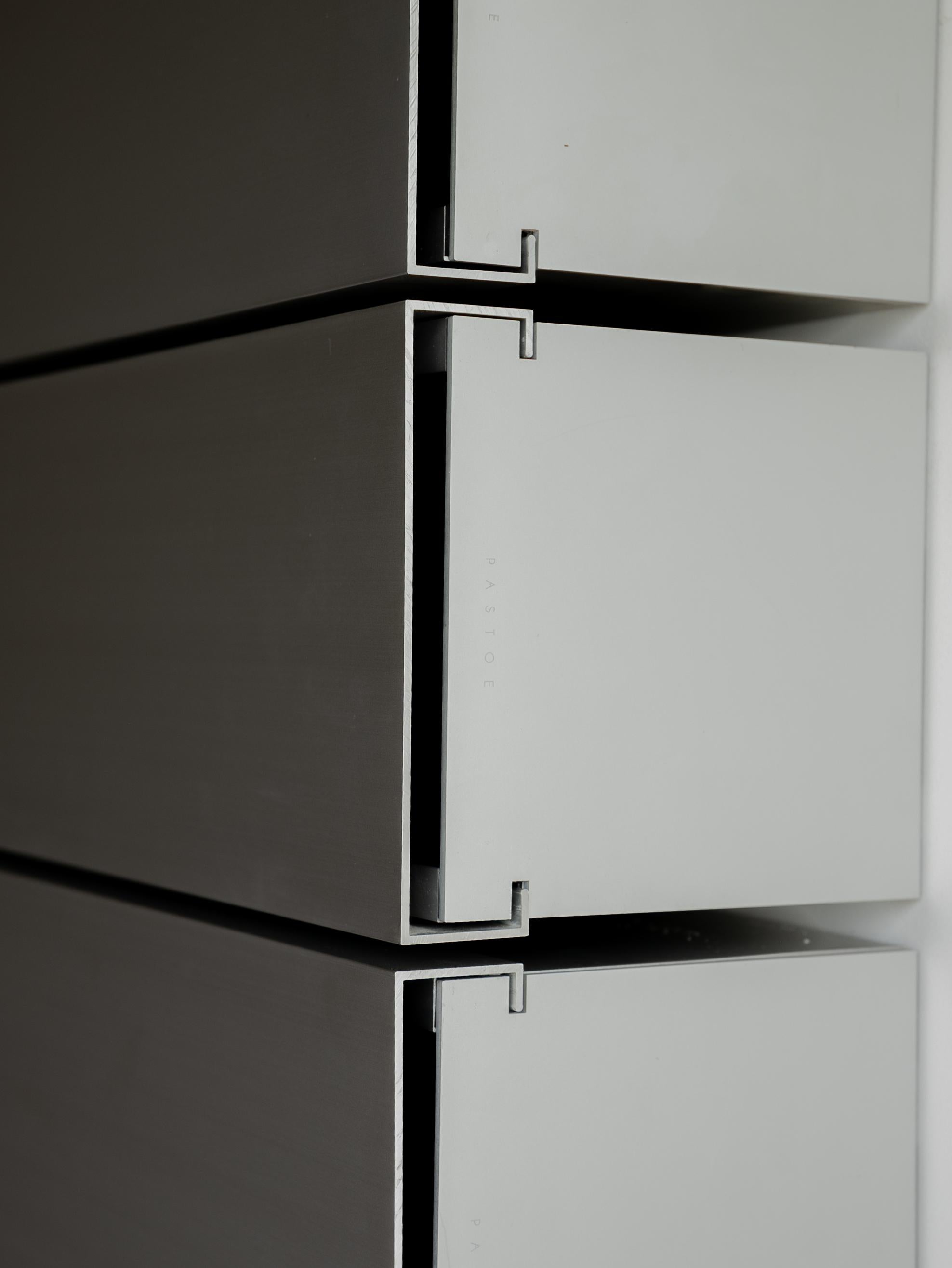 Aluminum Horizontals A-Line Shelves for Pastoe by 