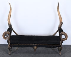 Banc en corne du designer français Michel Haillard, 20TH CENTURY DESIGN