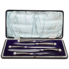 Horn Boxed Carving Set