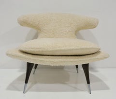 Horn Chair by Karpen of California in Bouclé, USA, c. 1960's