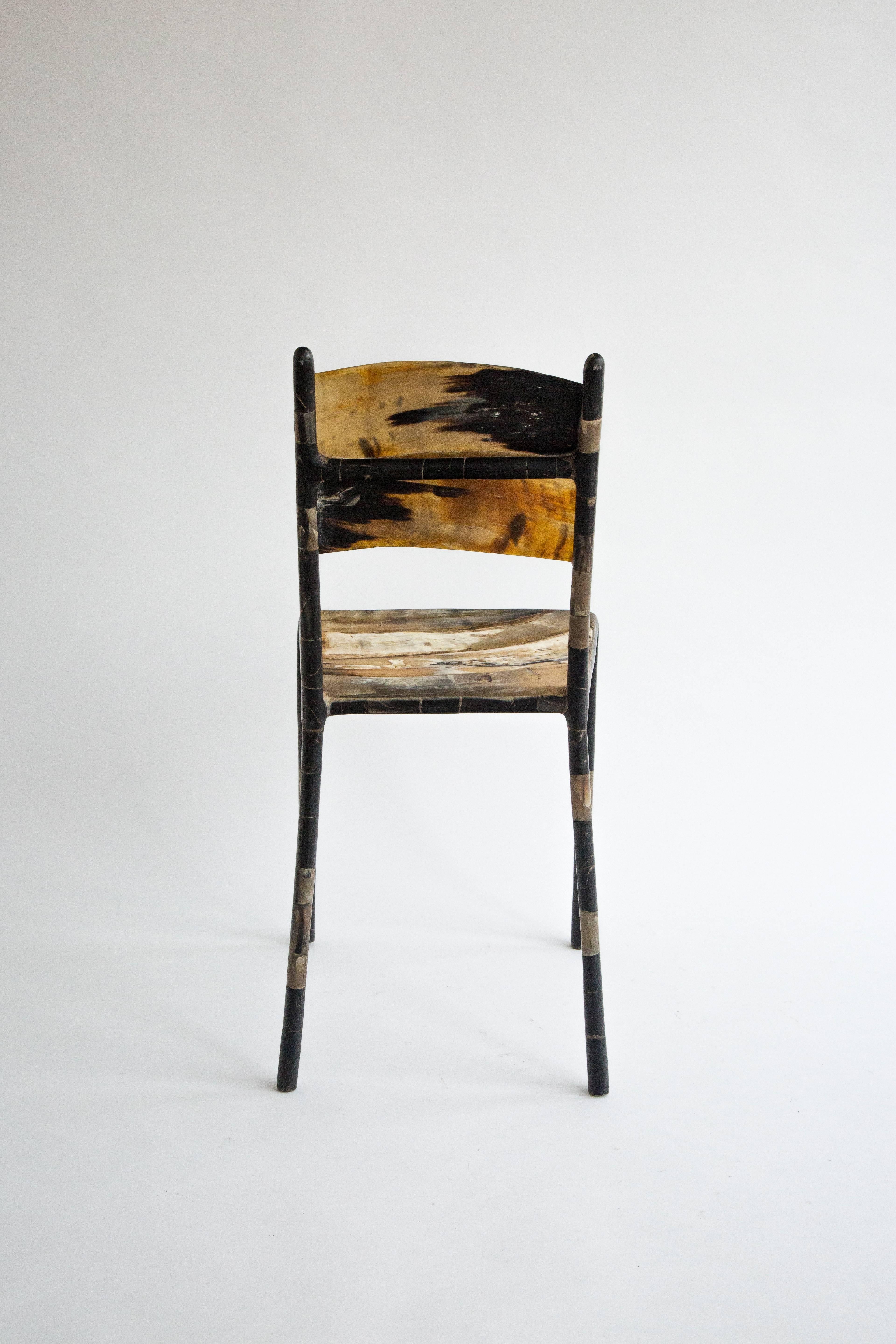 Senegalese Contemporary Horn Chair by Balla N'iang, 2018 For Sale