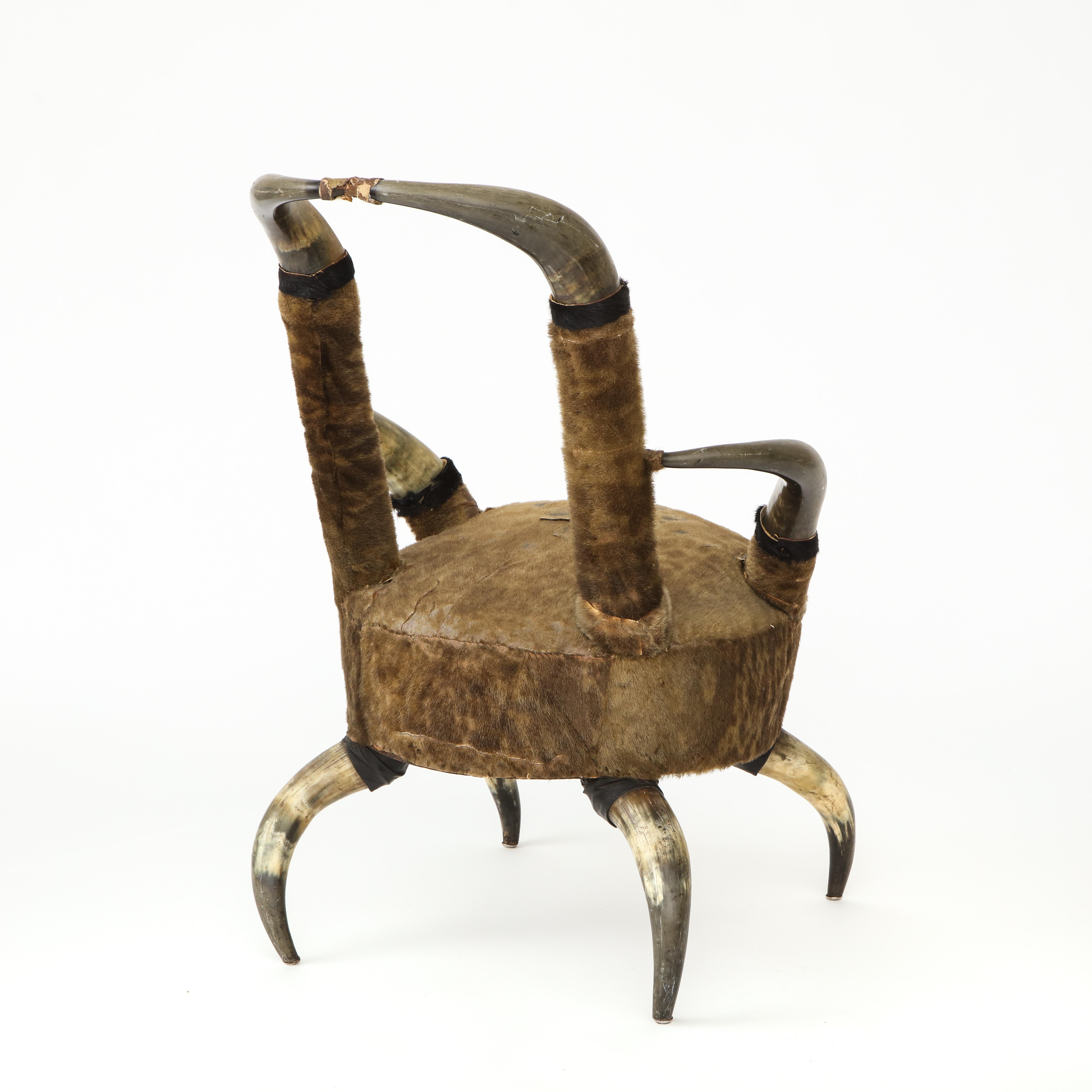 20th Century Vintage Horn Chair