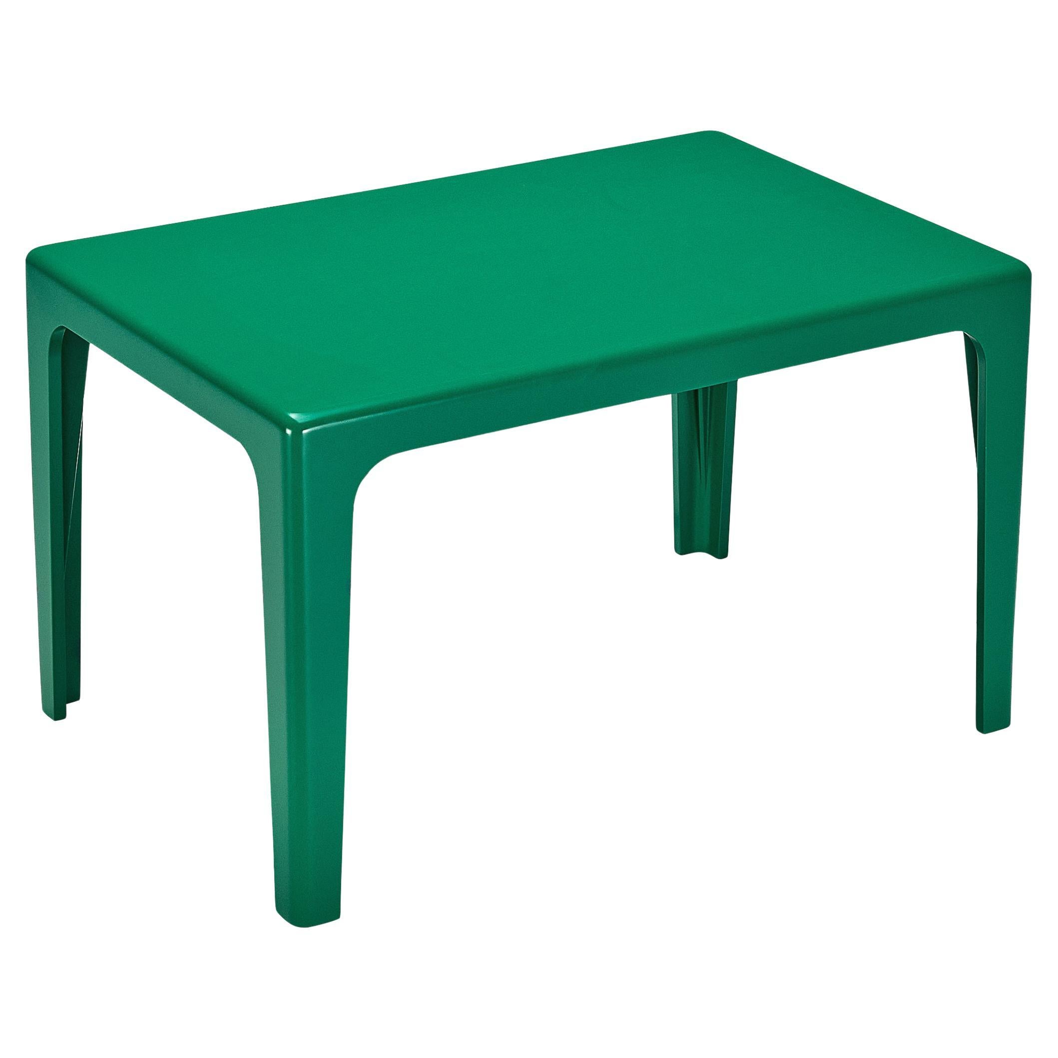 Horn Collection Post-Modern Dining Table Green Polyurethane Plastic 1970s