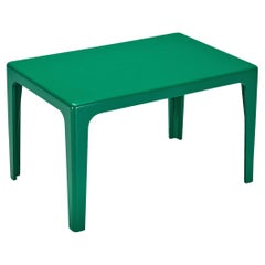Horn Collection Post-Modern Dining Table Green Polyurethane Plastic 1970s