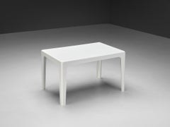 Horn Collection Post-Modern Dining Table White Polyurethane Plastic 1970s