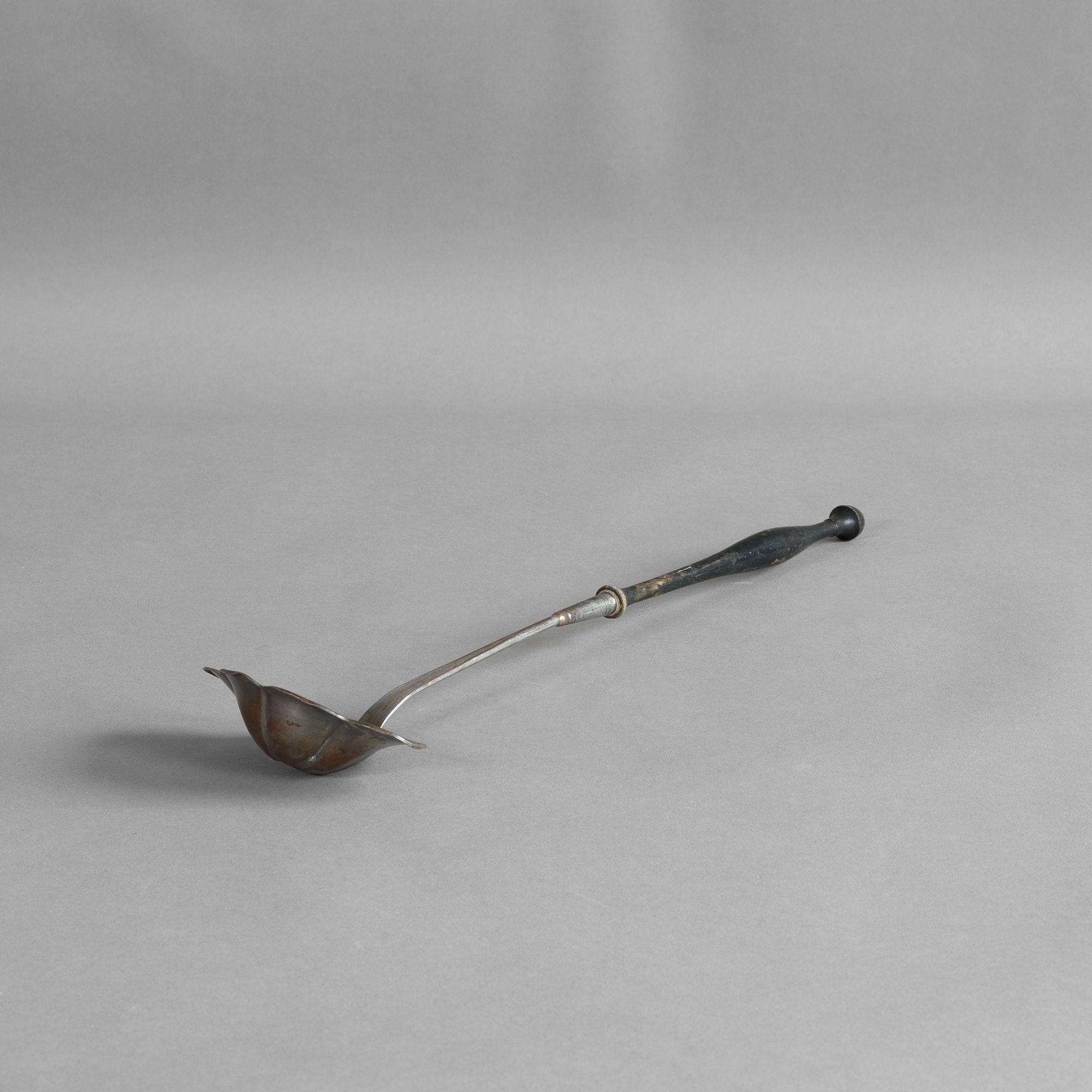 Late 19th Century Horn Handled Ladle For Sale